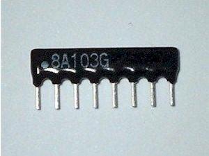 7+1 150 OHM RESISTENCIA ARRAY SIL