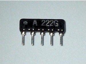 4+1 4K7 RESISTENCIA ARRAY SIL