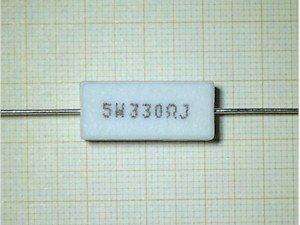 330 OHM 5W 5% RESISTENCIA BOBINADA CEMENTADA