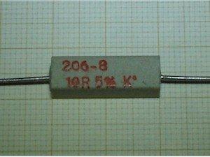 10 OHM 4W 5% RESISTENCIA BOBINADA CEMENTADA