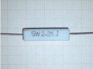 2K2 5W 5% RESISTENCIA BOBINADA CEMENTADA