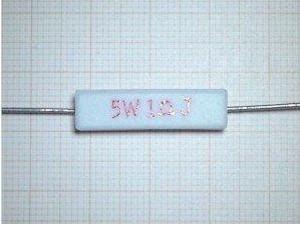 1 OHM 5W 5% RESISTENCIA BOBINADA CEMENTADA