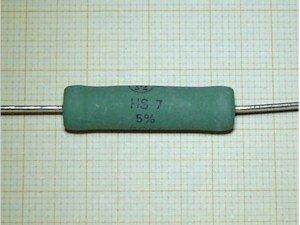 HS-7 100 OHM 7W 5% RESISTENCIA BOBINADA SILICONADA