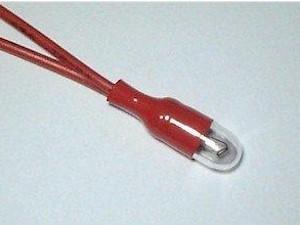 LAMPARITA 12V 50MA 5MM CABLE ROJO