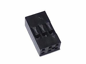 CONECTOR 2.54 AEREO 2 FILAS 3P SIN PINES H4000-03-PDNB