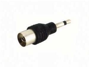 ADAPTADOR JACK 3.5 MACHO MONO - TV PAL HEMBRA