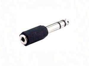 ADAPTADOR JACK 6.3 MACHO ESTEREO - 3.5 HEMBRA ESTEREO