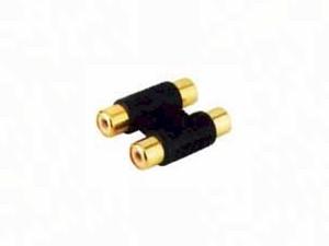 ADAPTADOR RCA 2 HEMBRAS - 2 HEMBRAS