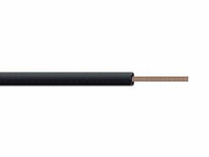 CABLE UNIPOLAR 1MM NEGRO