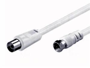 CABLE F MACHO - TV HEMBRA 1.5M BLANCO