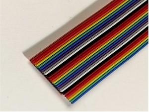 CABLE PLANO 10 COLORES 20 VIAS 1.27MM AWG28