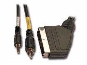 CABLE EUROCONECTOR MACHO - JACK 3.5 ESTEREO+1 RCA MACHO 10M