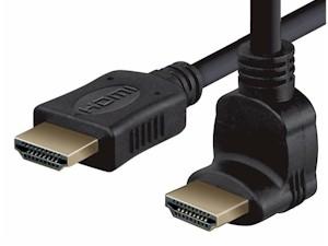 CABLE HDMI 19P MACHO - 19P MACHO ACODADO IZDA 1.5M