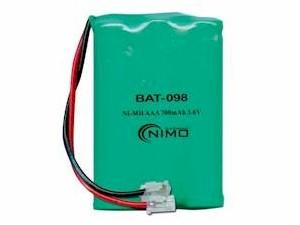 BATERIA NI-MH 3.6V 700MAH AAAX3 - CON CABLES Y CONECTOR