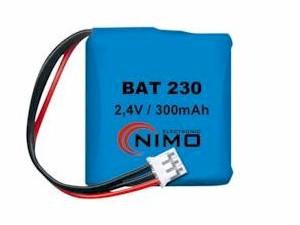 BATERIA NI-CD 2.4V 300MAH BAT230