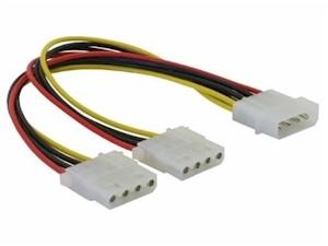 CABLE ALIMENTACION INTERNO 1 MACHO - 2 HEMBRAS 0.2M