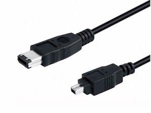 CABLE FIREWIRE 6P MACHO - 4P MACHO 1.8M