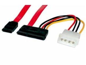 CABLE SATA 22P DATOS+ALIMENT - SATA HEMBRA+MOLEX 4P 50+20CM