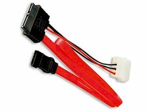 CABLE SLIMLINE SATA 13P DATOS+ALIMEN - SATA HEMBRA+MOLEX 4P