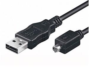 CABLE USB 2.0 A MACHO - B MINI MACHO NIKON 1.8M