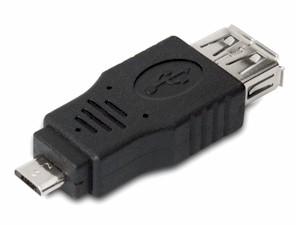 ADAPTADOR USB A HEMBRA - MICRO USB MACHO OTG MOVILES