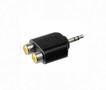 ADAPTADOR JACK 3.5 MACHO ESTEREO - 2 RCA HEMBRA