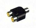 ADAPTADOR RCA HEMBRA - 2 RCA HEMBRA