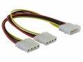 CABLE ALIMENTACION INTERNO 1 MACHO - 2 HEMBRAS 0.2M