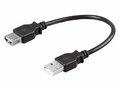 LATIGUILLO USB A MACHO - A HEMBRA 0.3M