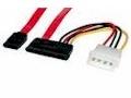 CABLE SATA 22P DATOS+ALIMENT - SATA HEMBRA+MOLEX 4P 50+20CM