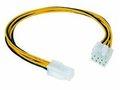 CABLE ALIMENTACION 4P HEMBRA - 4+4P MACHO 0.15M