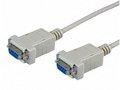 CABLE NULL MODEM DB9 HEMBRA - DB9 HEMBRA 1.8M